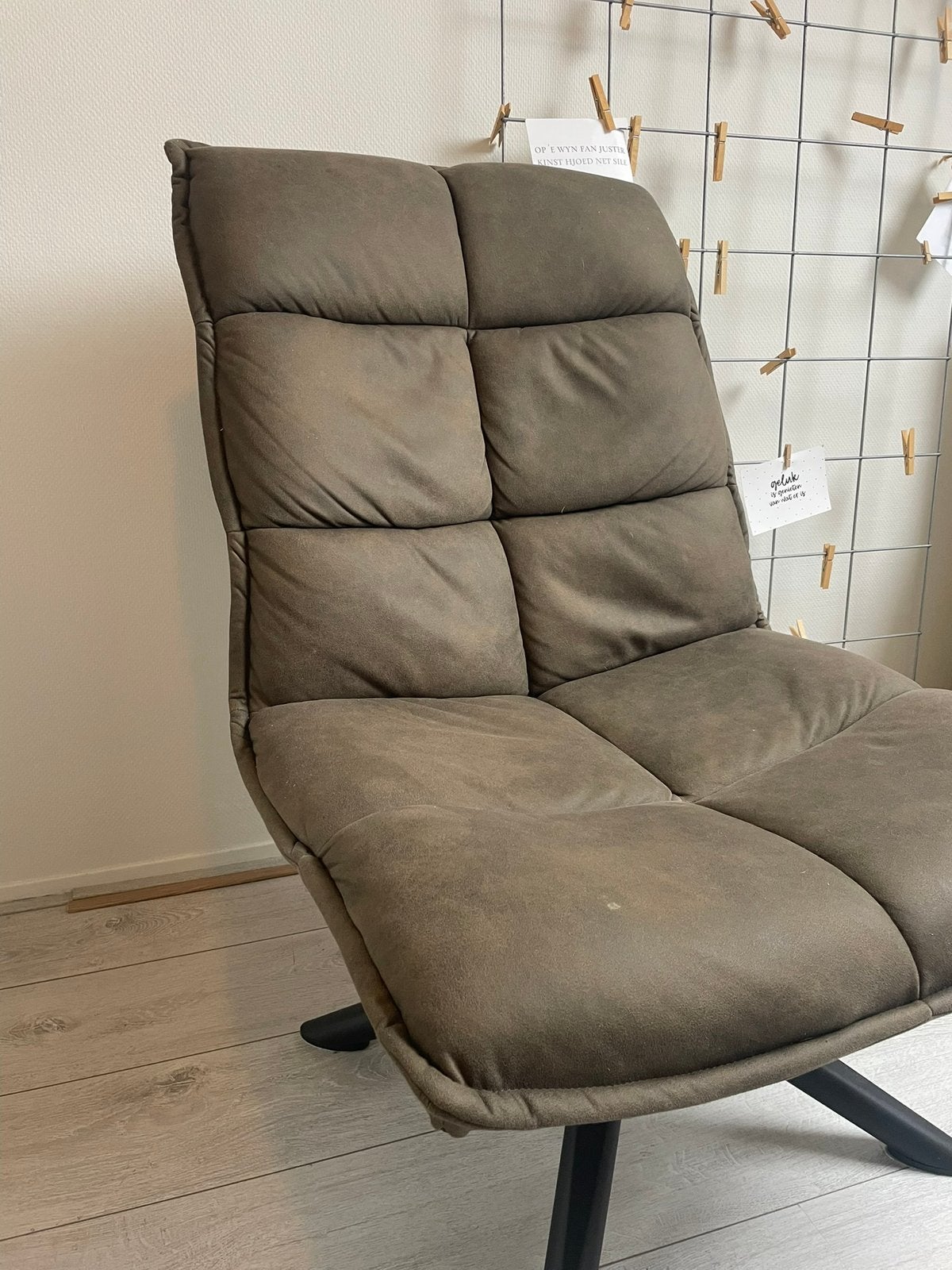 Draaifauteuil Clayton, Huis en Inrichting, Ophalen, Zo goed als nieuw, 75 tot 100 cm, 50 tot 75 cm
