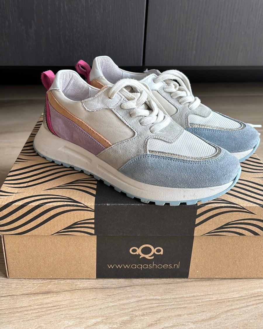 Aqa sneaker meerkleurig maat 38 ZGAN, Kleding | Dames, Schoenen, Overige kleuren, Ophalen of Verzenden, Sneakers of Gympen, Zo goed als nieuw