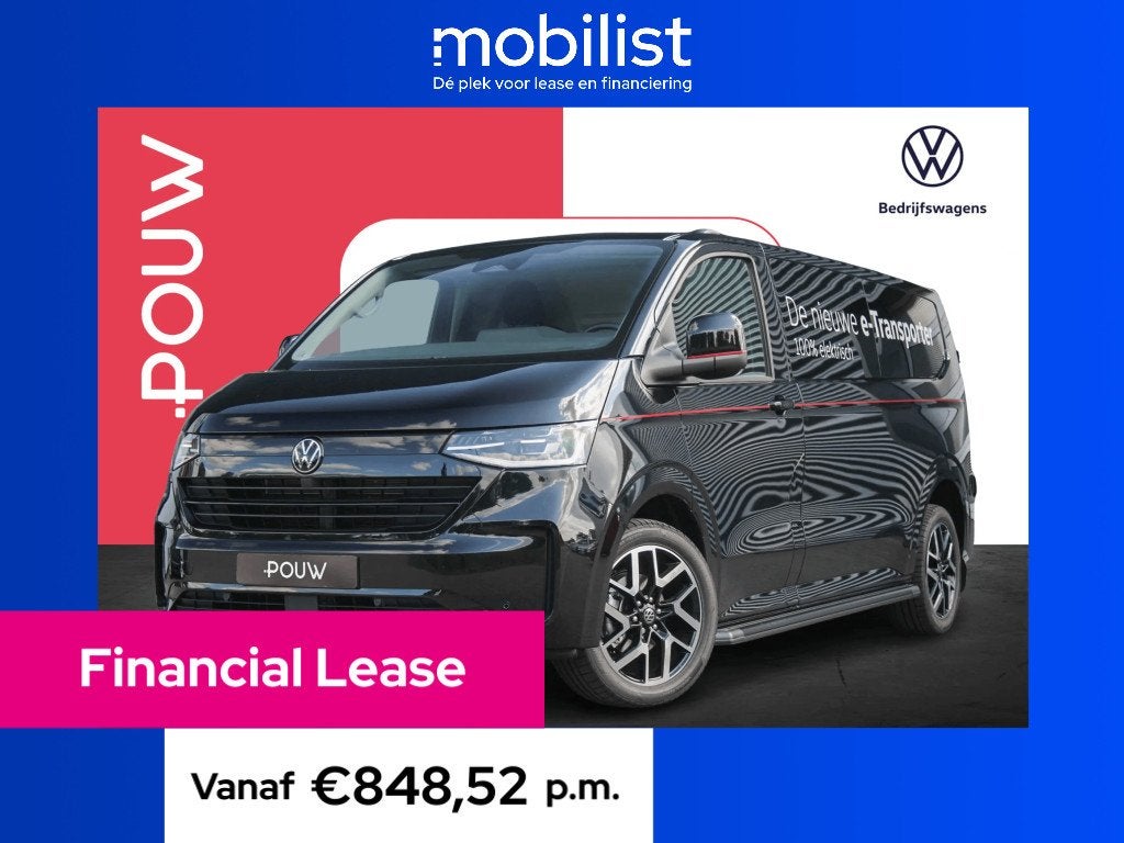 Volkswagen E-Transporter 286pk 32 L2H1 Style 64 kWh, Automaat, Achterwielaandrijving, Gebruikt, Overige carrosserieën