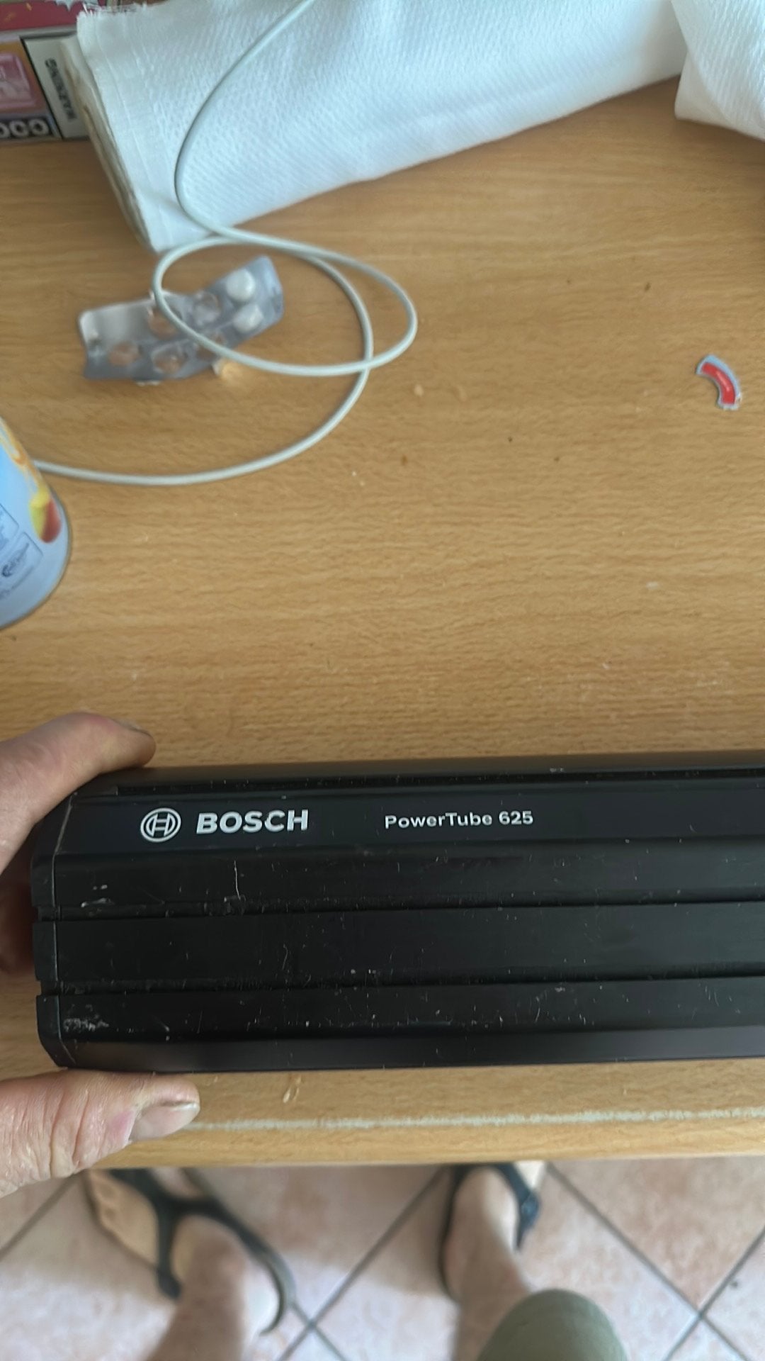 Bosch powertube 625, Ophalen, Gebruikt