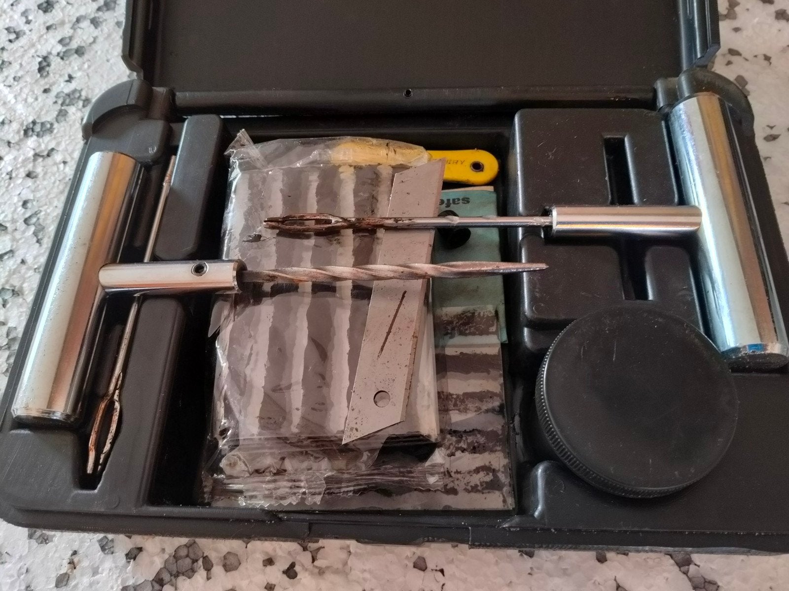 bandenprop reparatie setje, Ophalen of Verzenden, Gebruikt
