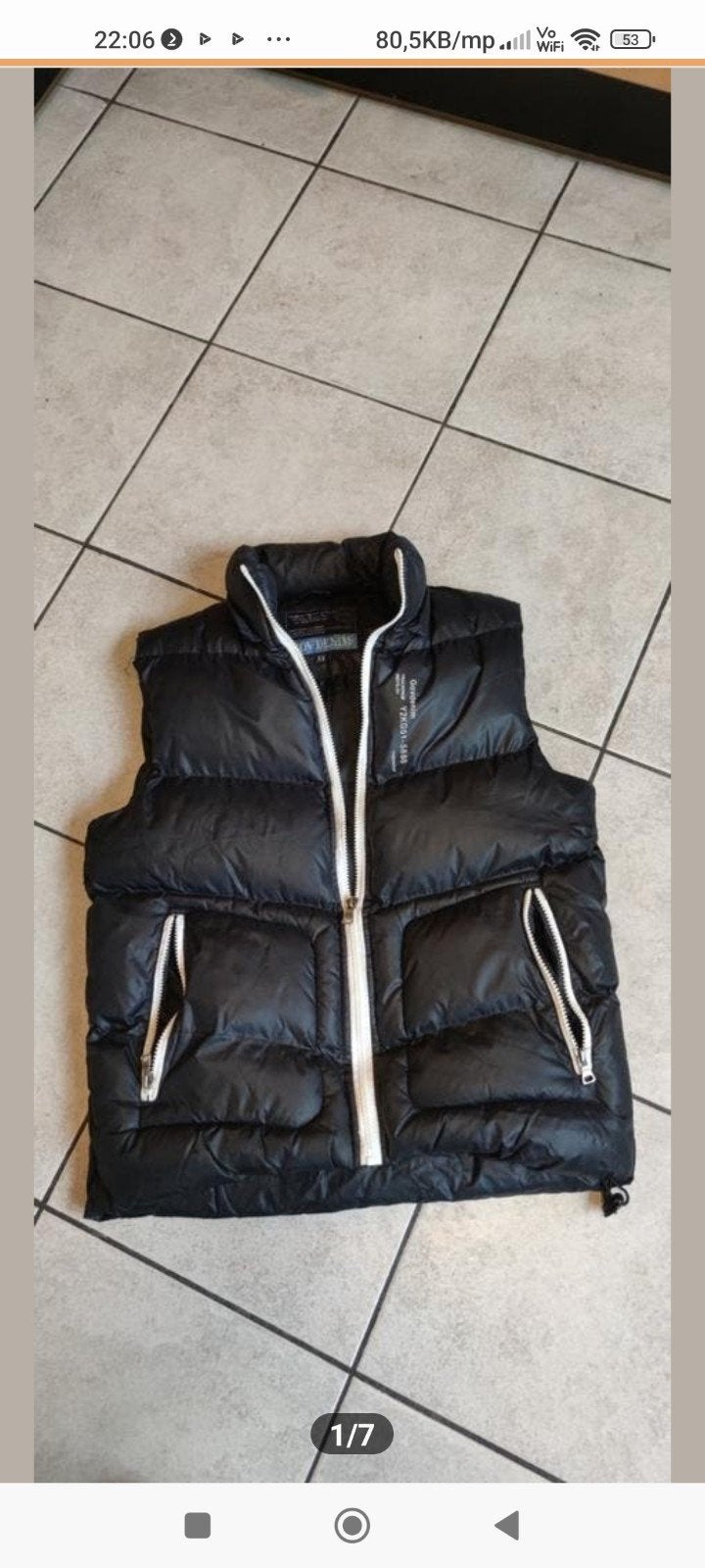 GOV DENIM bodywarmer maat XS, Kleding | Dames, Bodywarmers, Ophalen of Verzenden, Zo goed als nieuw, Maat 34 (XS) of kleiner, Blauw