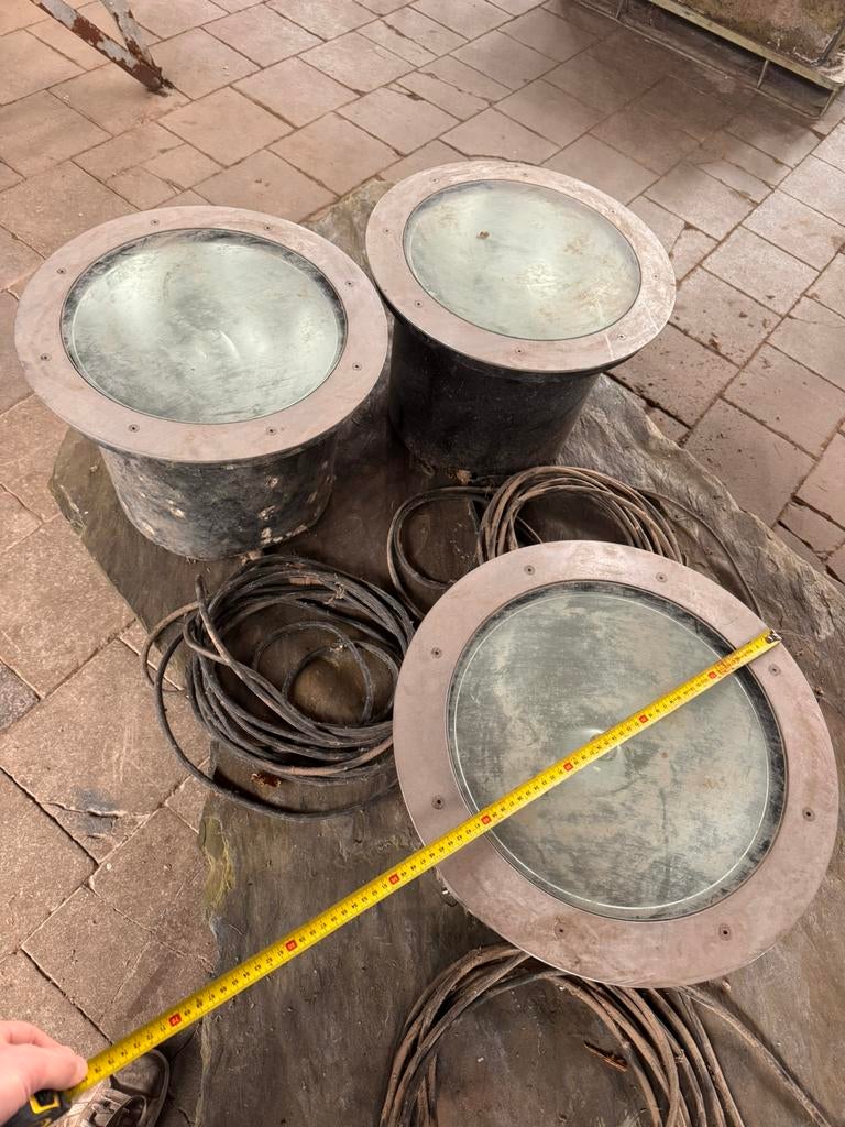 Diverse Grond spots, Tuin en Terras, Buitenverlichting, Ophalen, Staal, Minder dan 50 watt, Nieuw