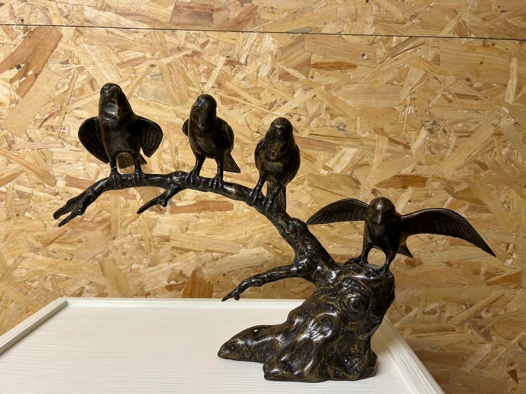 Decoratie vogeltjes, Antiek en Kunst, Antiek | Koper en Brons, Ophalen