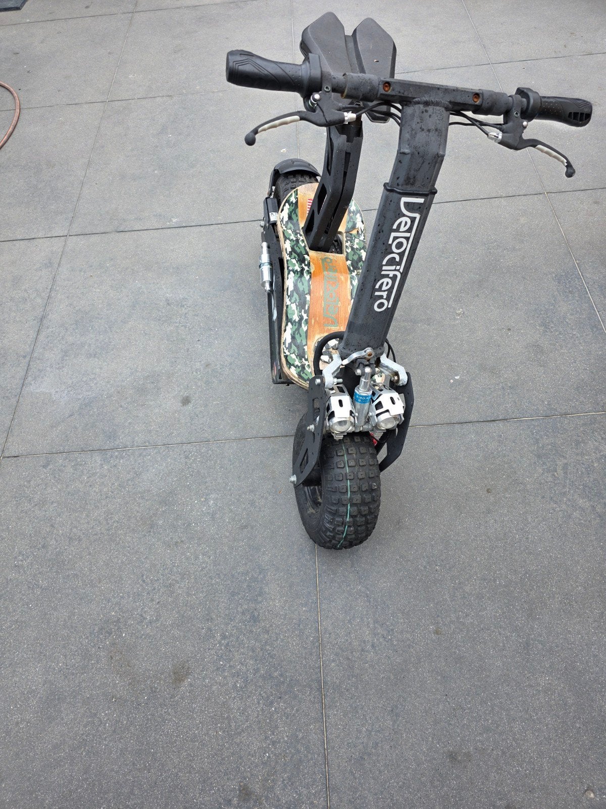 velocifero geen accu's, Fietsen en Brommers, Steps, Ophalen of Verzenden, Gebruikt, Elektrische step (E-scooter)
