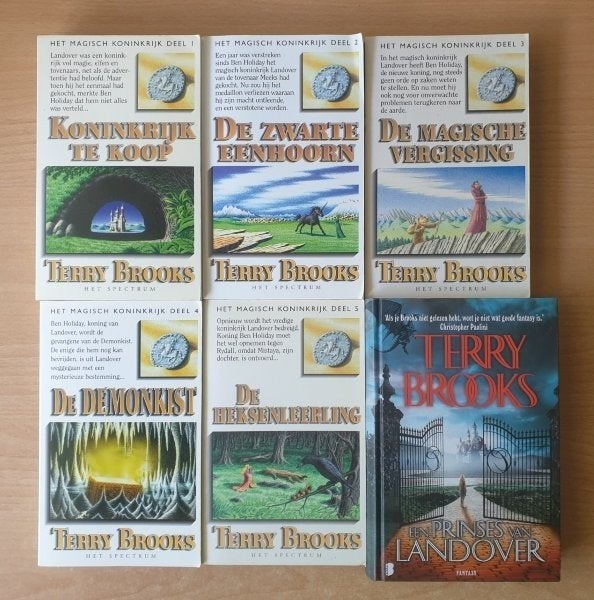 Terry Brooks - Het Magisch Koninkrijk 1 t/m 6, Boeken, Fantasy, Gelezen, Verzenden