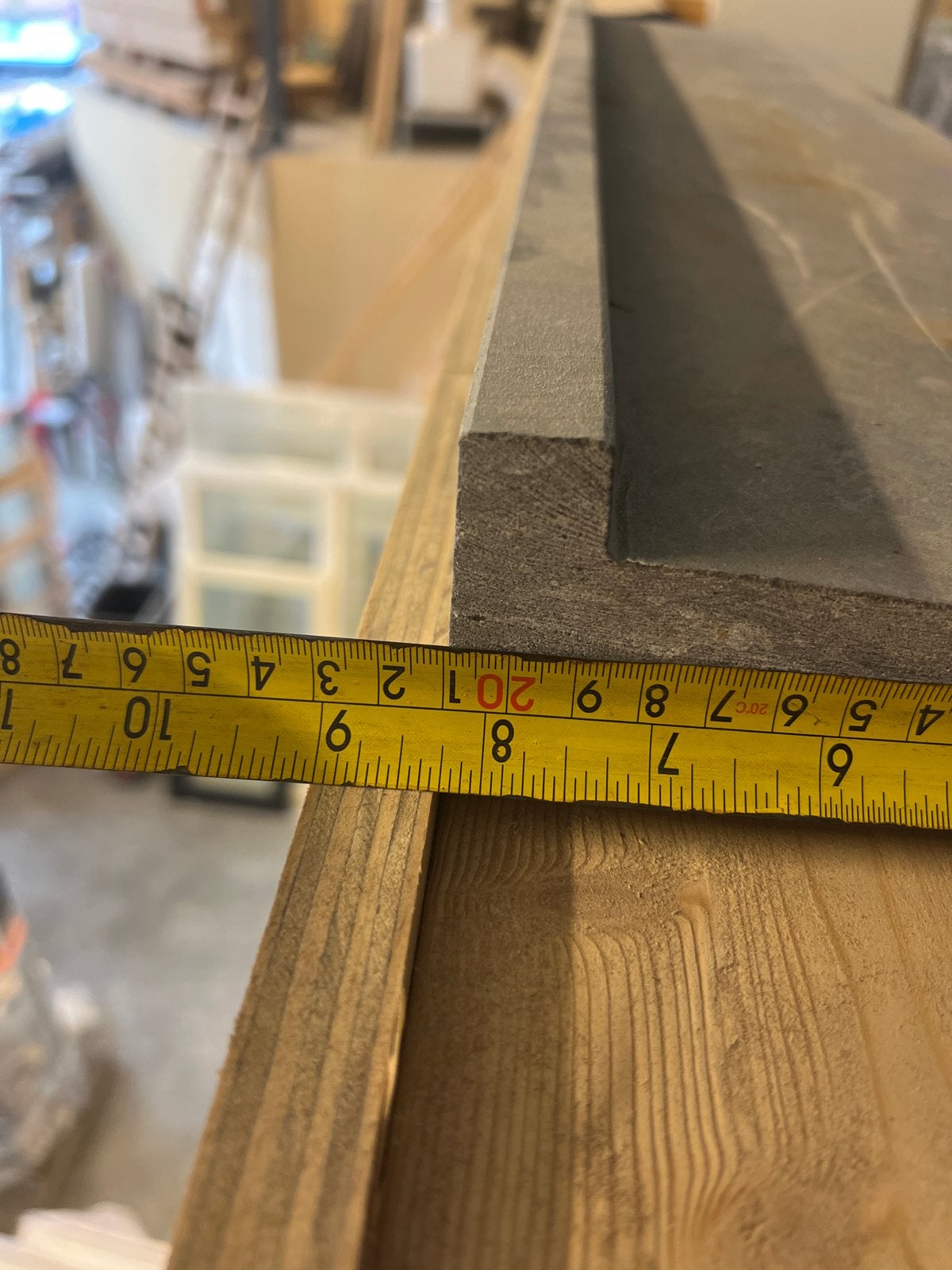 Betonnen dorpel/raamdorpel - 97 cm lang, Ophalen, Nieuw