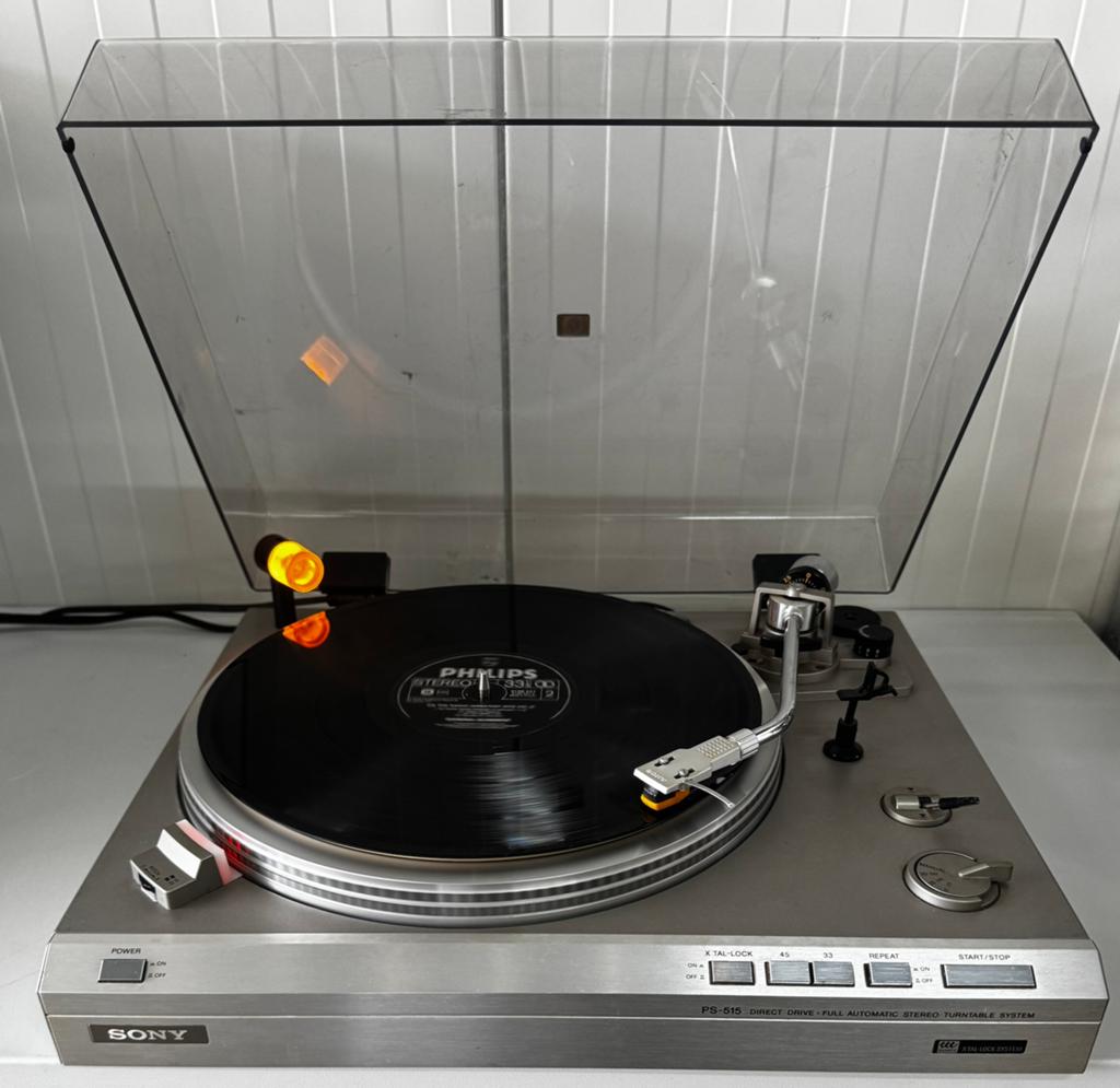 Sony PS-515, Ophalen, Automatisch, Zo goed als nieuw, Platenspeler
