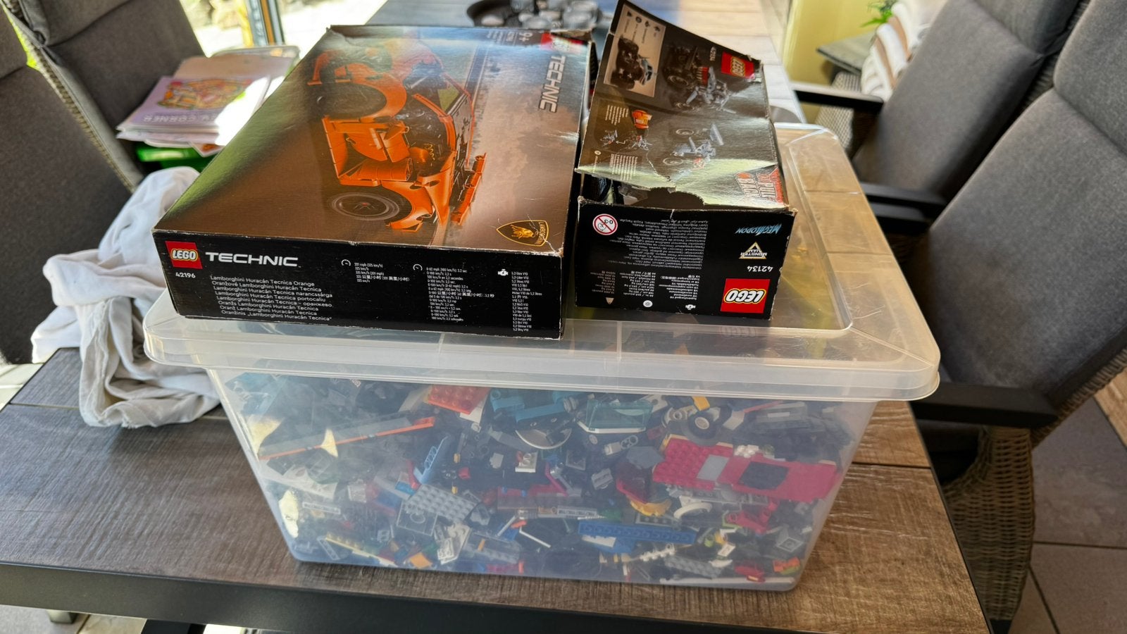 Heel erg veel Lego met minifiguren, Kinderen en Baby's, Ophalen, Zo goed als nieuw, Losse stenen, Lego