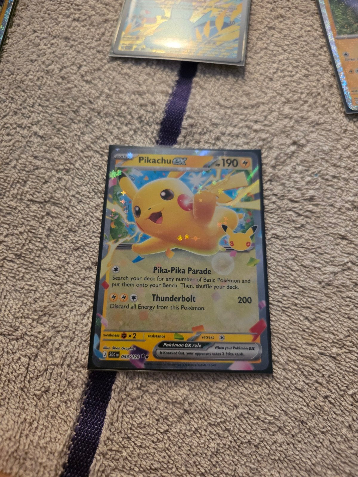 Pikachu ex #053 30th celebration, Ophalen of Verzenden, Nieuw, Losse kaart