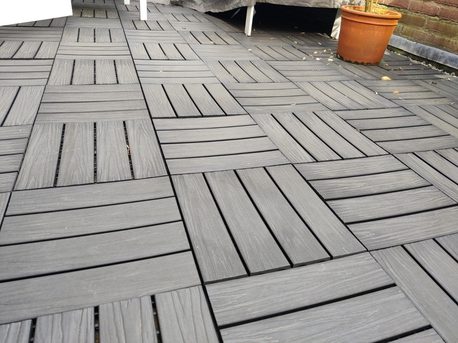 Terrastegels composiet 10m2, Ophalen, Gebruikt, Composiet