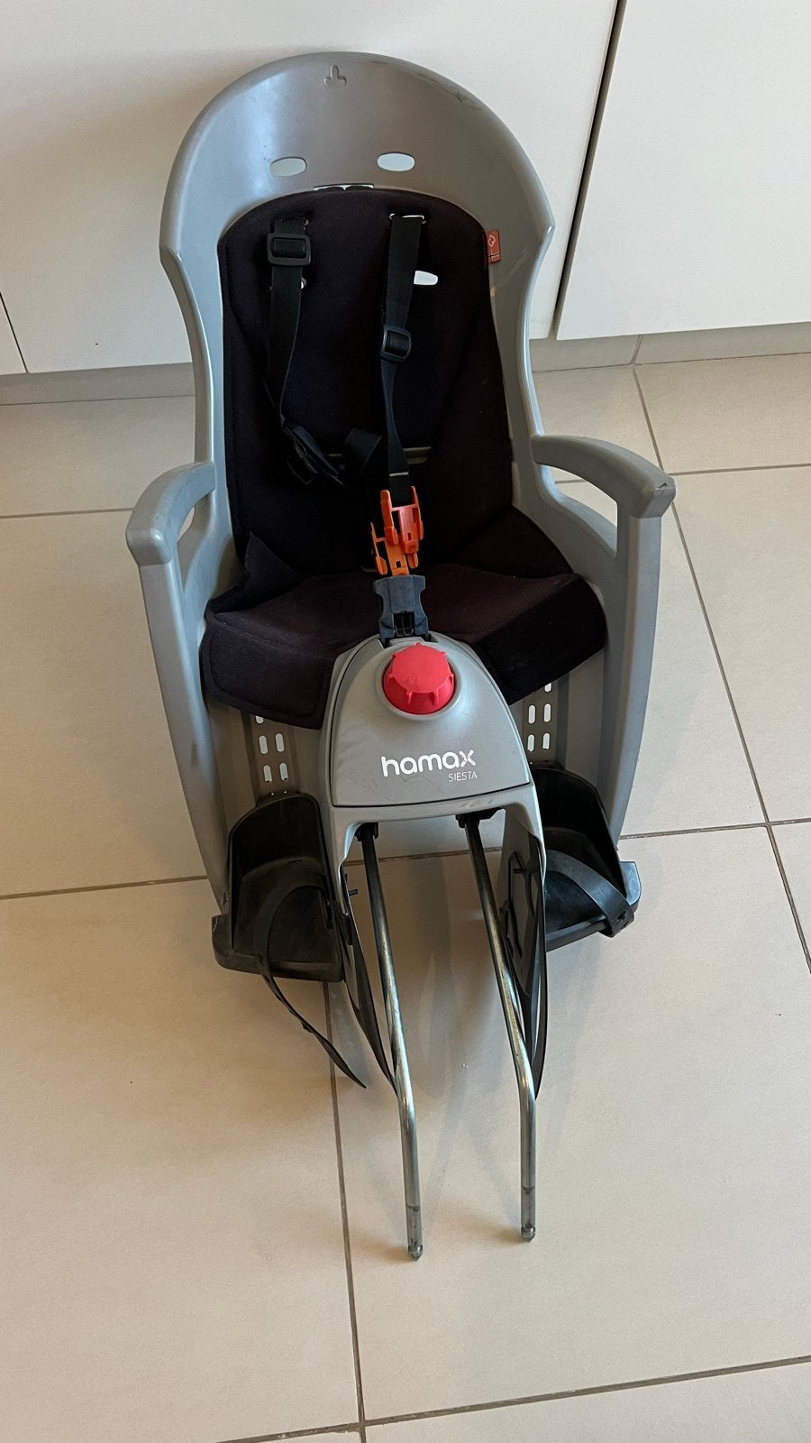 Hamax Siesta Achterzitje - Comfortabel en Veilig, Achterzitje, 9 t/m 18 kg, Ophalen of Verzenden, Gebruikt