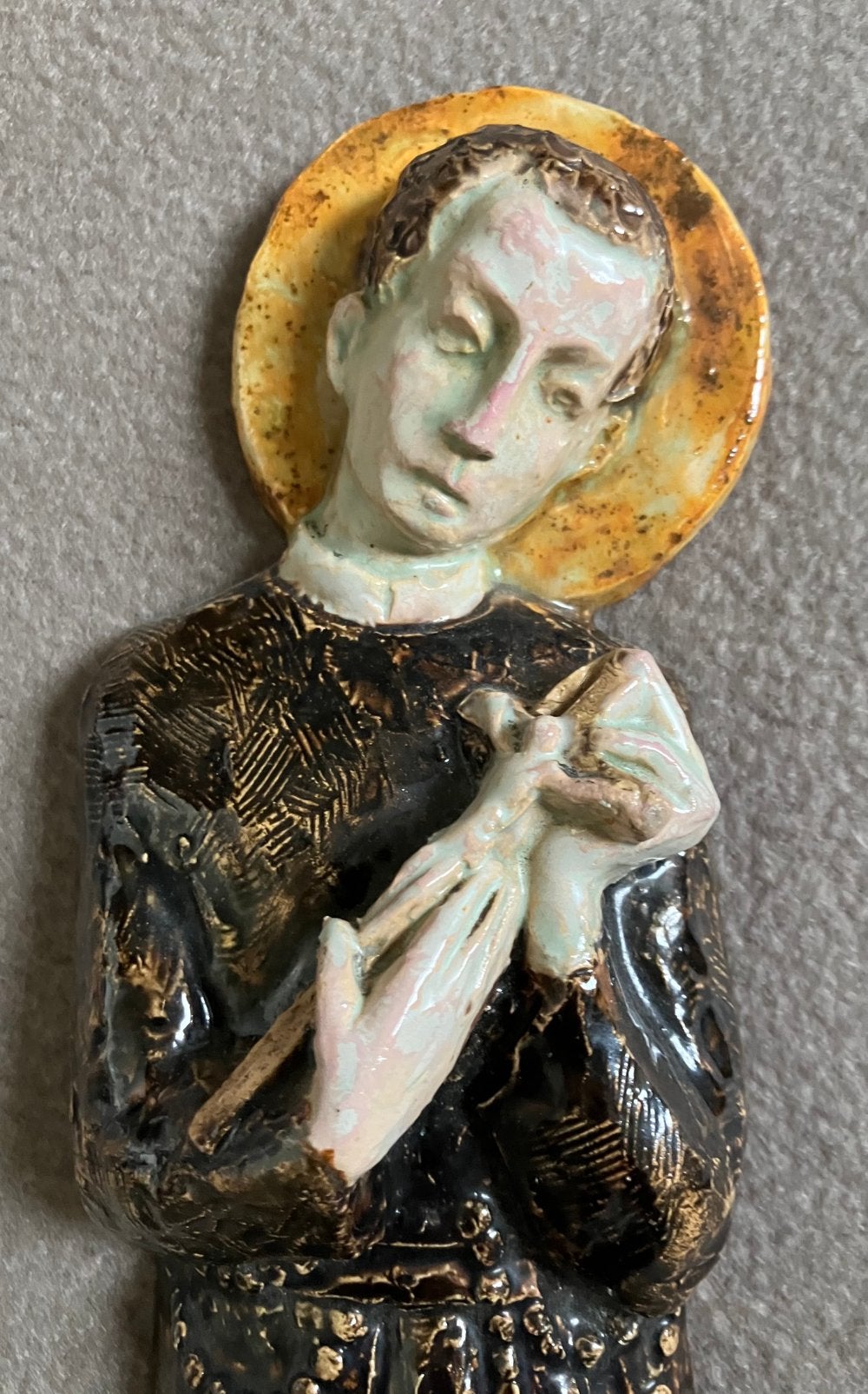 Keramiek plaquette van Heilige Gerardus B.V.O., Ophalen of Verzenden, Christendom | Katholiek