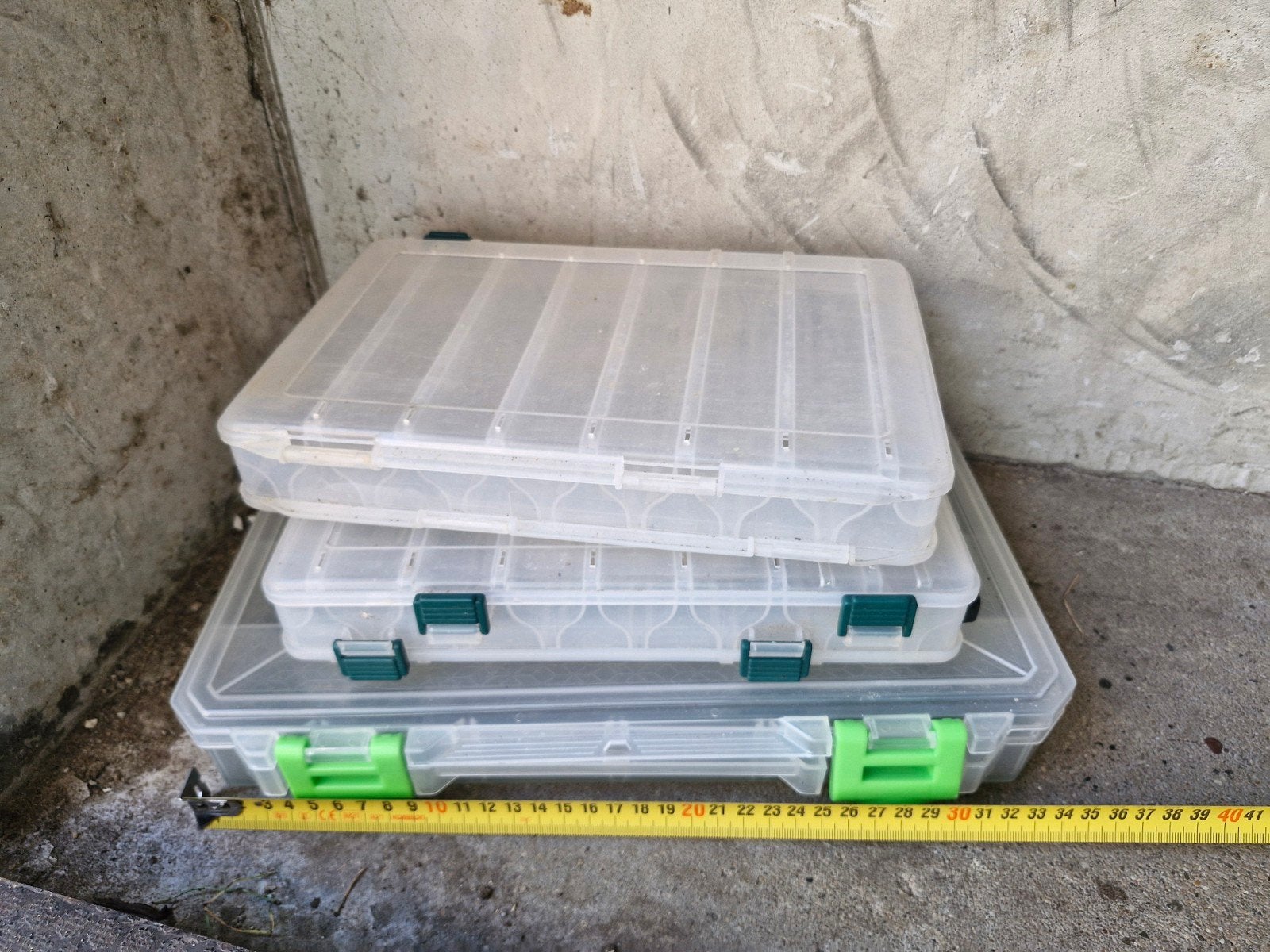 div. tackleboxen  €20, Ophalen