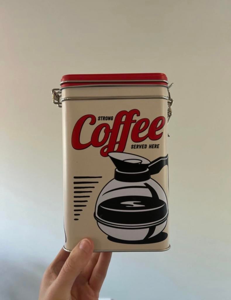 Nostalgic Art Koffieblik, Nieuw, Ophalen of Verzenden, Voorraadpot, Metaal