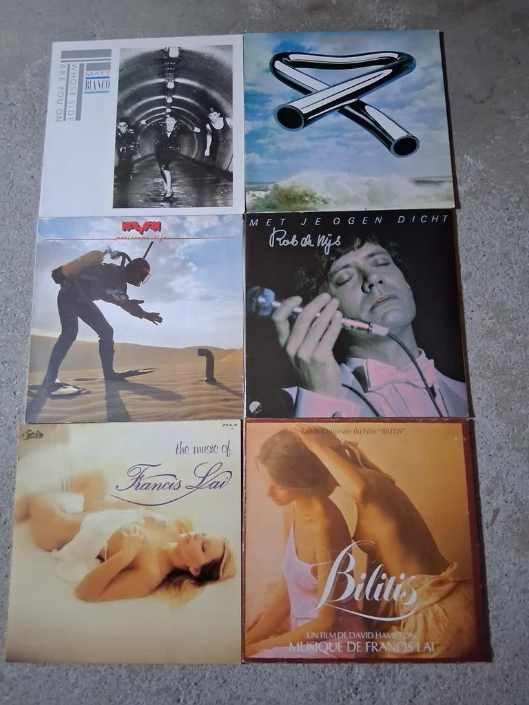 Zes elpees, Cd's en Dvd's, Vinyl | Pop, Ophalen of Verzenden, Gebruikt, 12 inch
