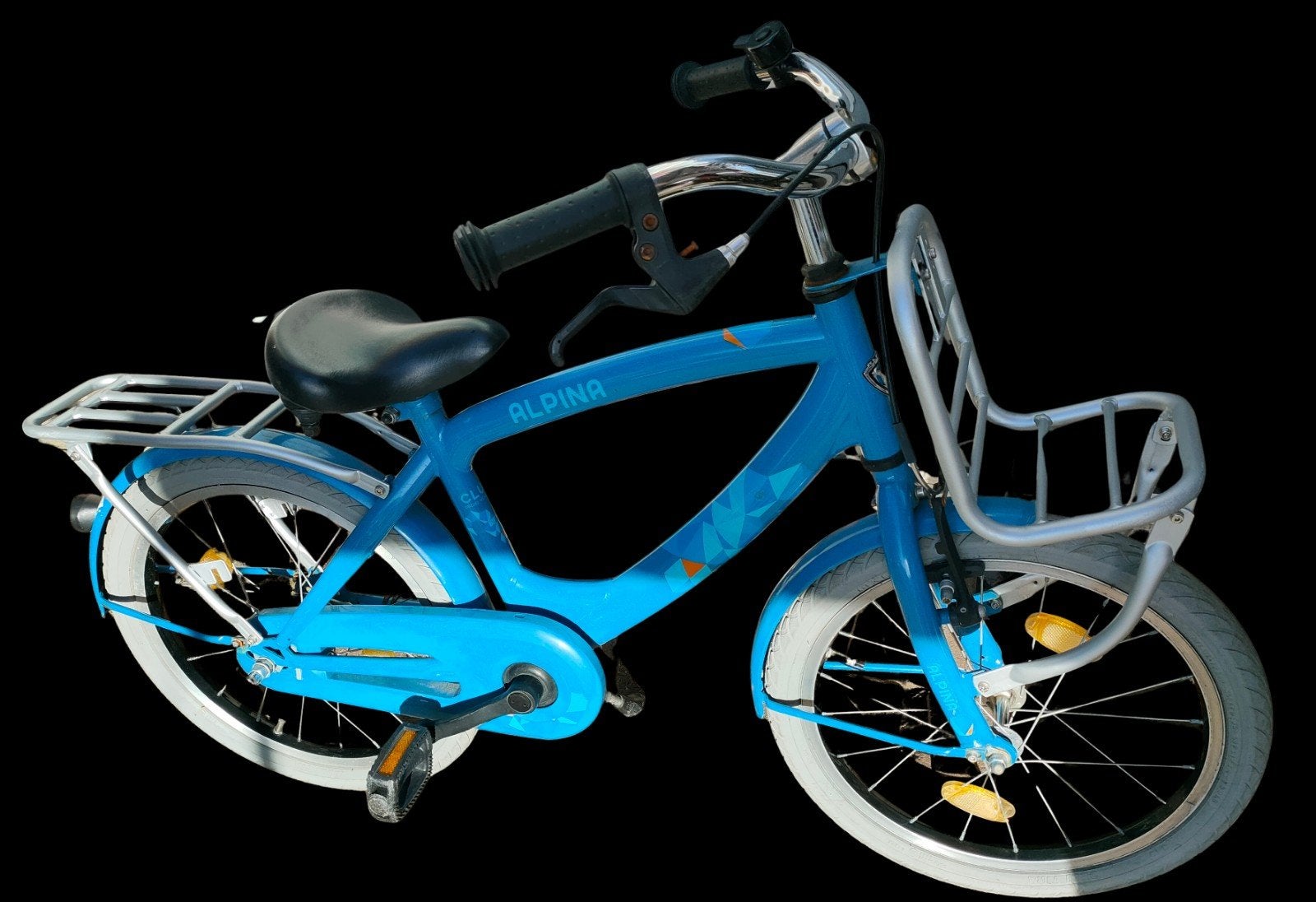 18 inch Alpina Cargo transportfiets met hand- en terugtrapre, Ophalen, Terugtraprem, Handrem, Zo goed als nieuw