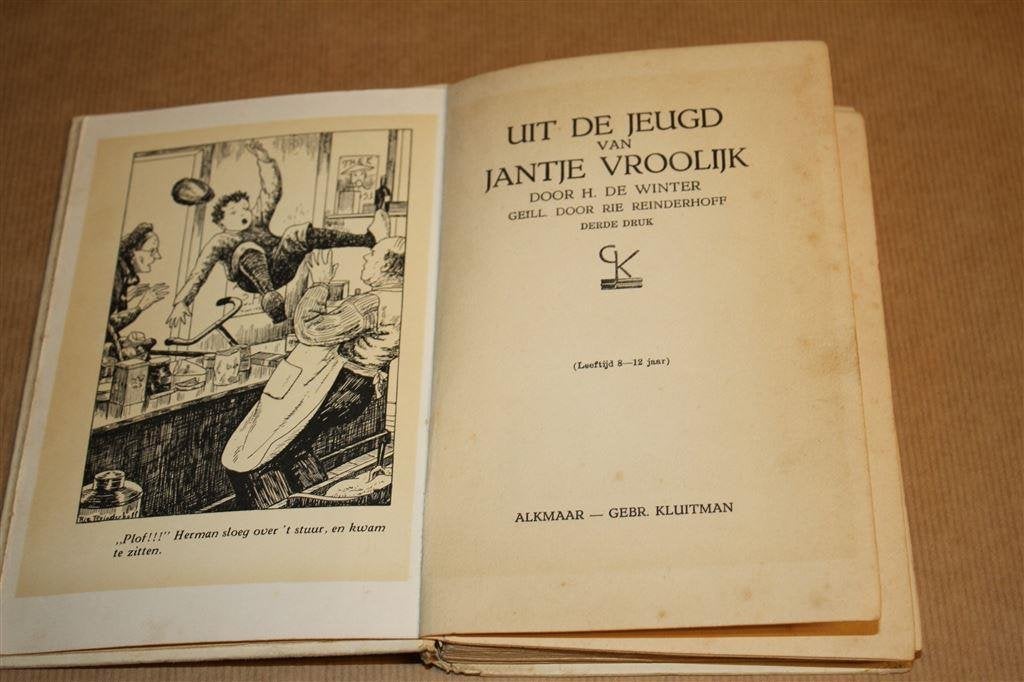 Uit de jeugd van Jantje Vroolijk. Winter. Kluitman 1934., Boeken, Ophalen of Verzenden, Gelezen