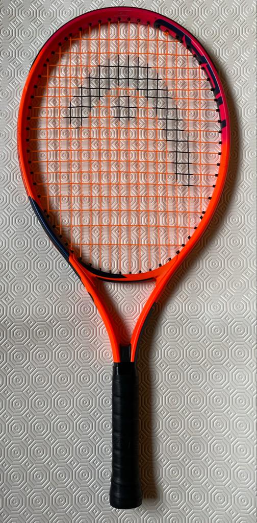 Head Radical JR23 Tennisracket - Oranje/Blauw, Ophalen of Verzenden, Zo goed als nieuw, L0, Head