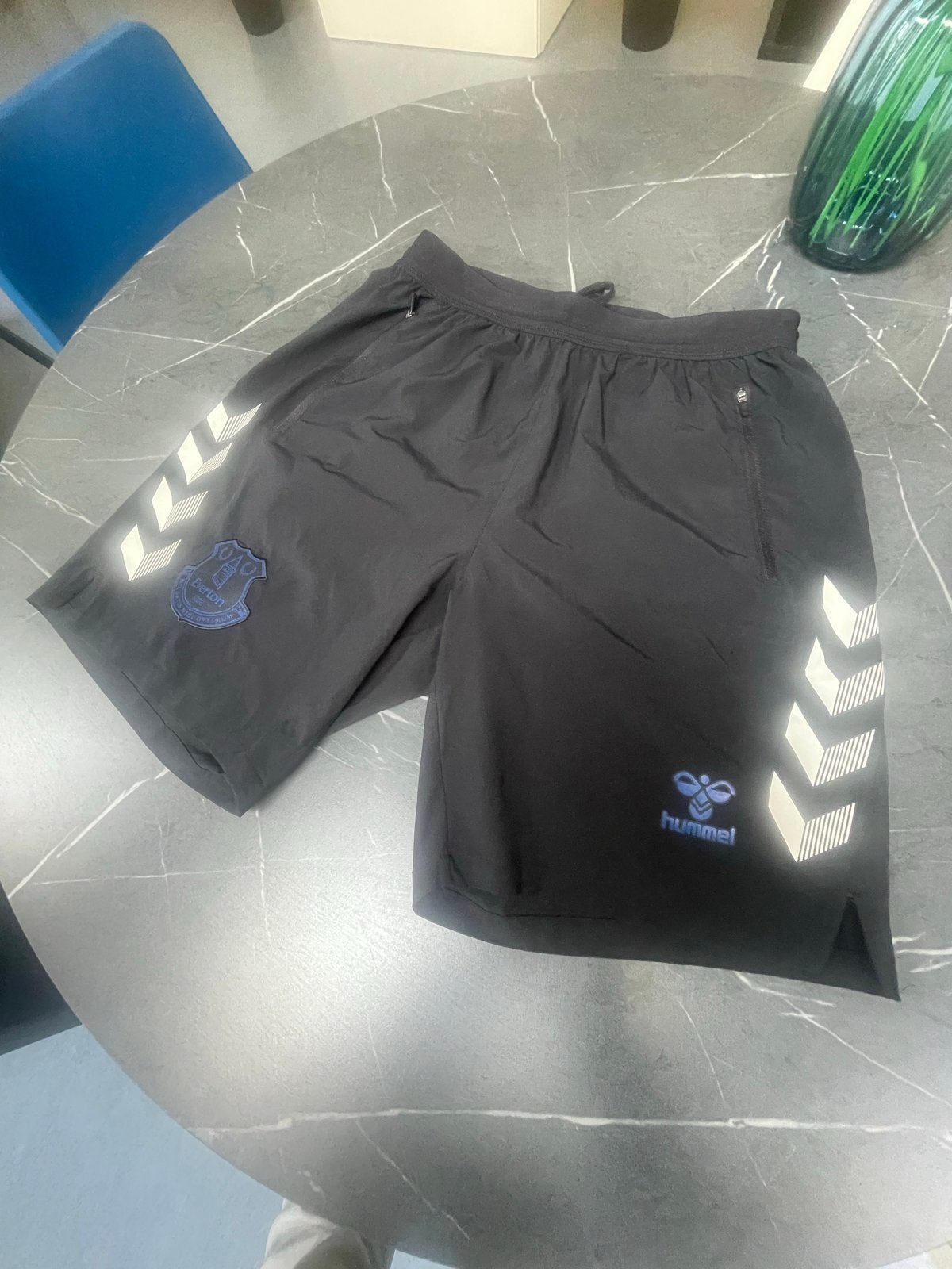 Hummel Everton Voetbalbroekje - Maat L, Ophalen of Verzenden, Zo goed als nieuw, Buitenlandse clubs