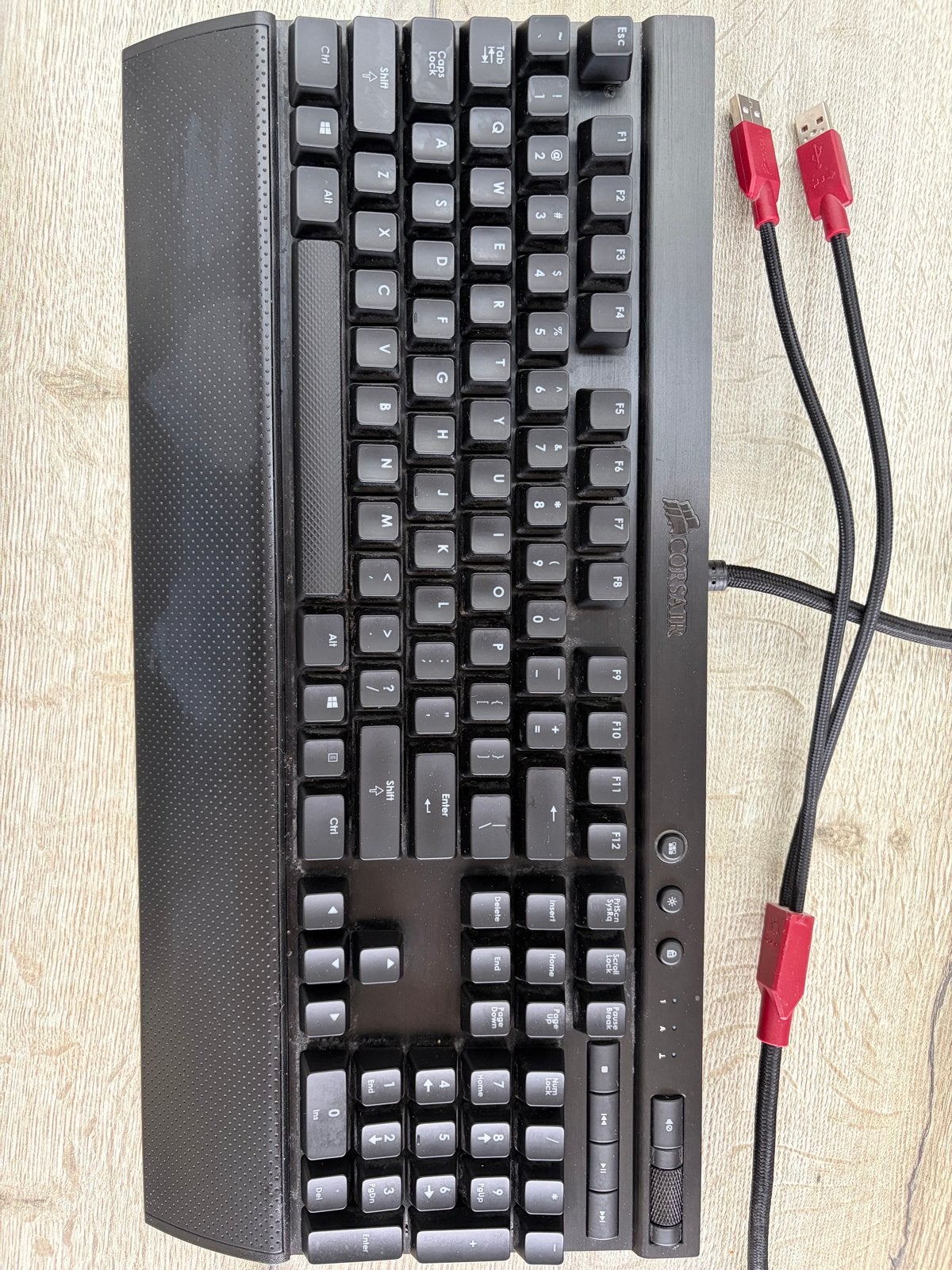 Corsair Vengeance K70 Mechanisch Gaming Toetsenbord, Ophalen, Gebruikt, Gaming toetsenbord, Qwerty
