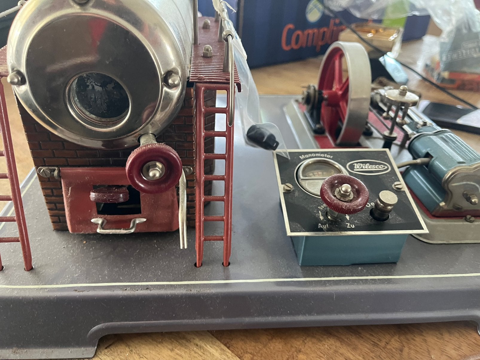 Wilesco D24 stoommachine, Ophalen of Verzenden, Zo goed als nieuw