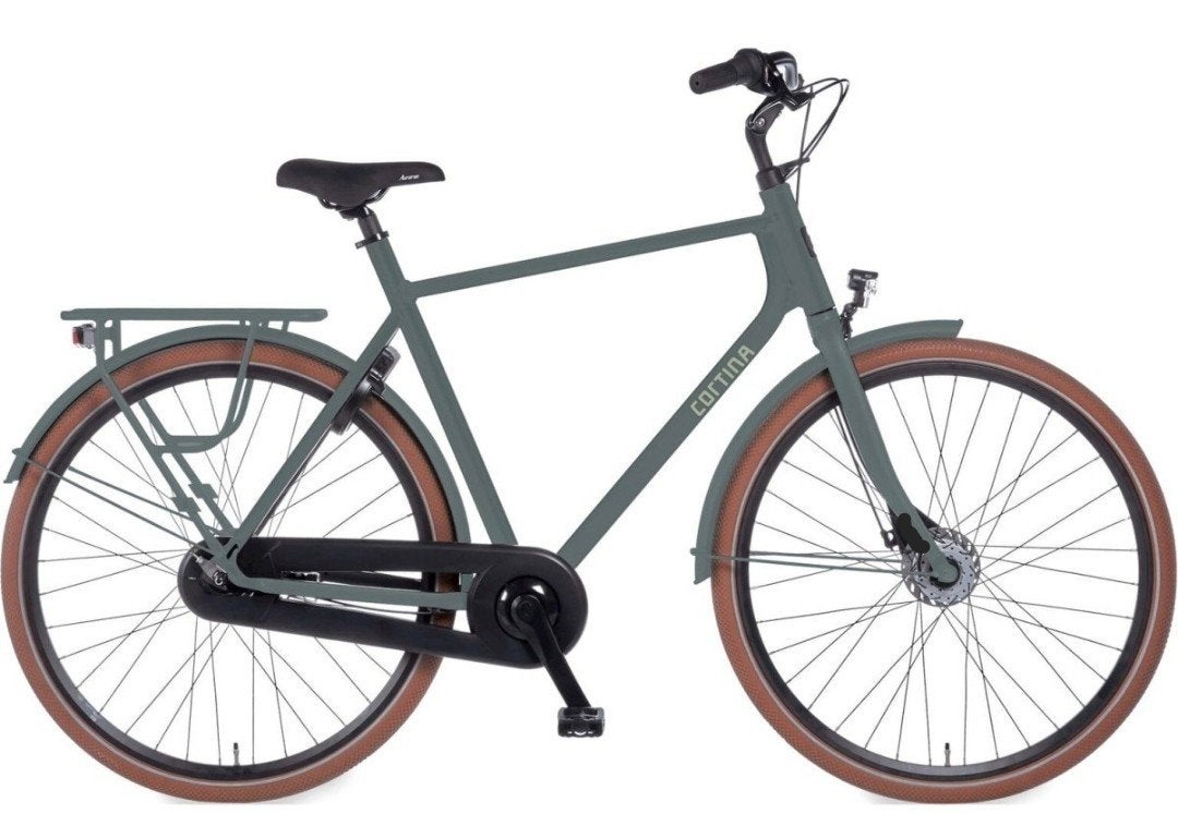 Herenfiets Cortina Foss H61, Versnellingen, Zo goed als nieuw, 57 tot 61 cm, Trommelrem