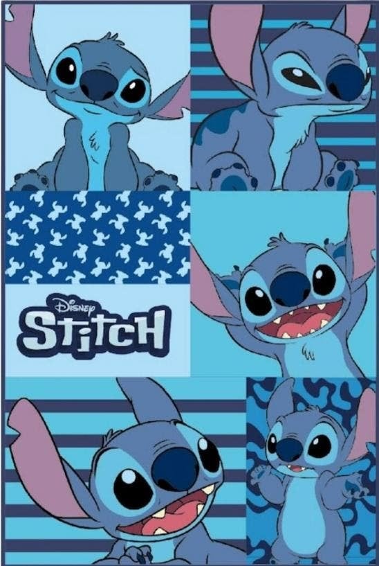 Stitch Vloerkleed Kinderkamer - Blauw Disney Tapijt, Kinderen en Baby's, Ophalen of Verzenden, Nieuw, Stitch