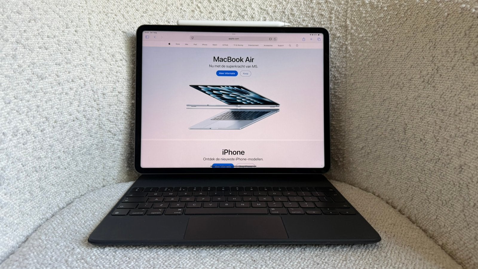 iPad Pro 12,9", 5e gen (2021) + Apple Magic Keyboard& Pencil, Computers en Software, Apple iPads, Gebruikt, Apple iPad, Wi-Fi