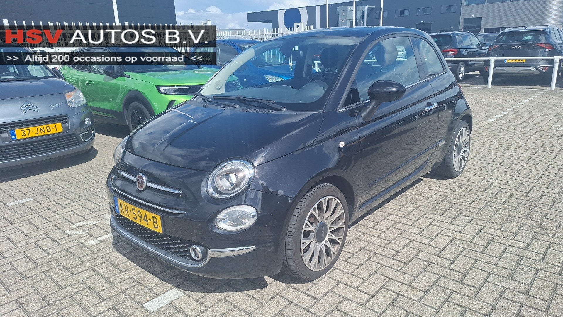 Fiat 500 1.2 Lounge navi LM airco org NL, Auto's, Fiat, Voorwielaandrijving, Gebruikt, 4 cilinders, 840 kg