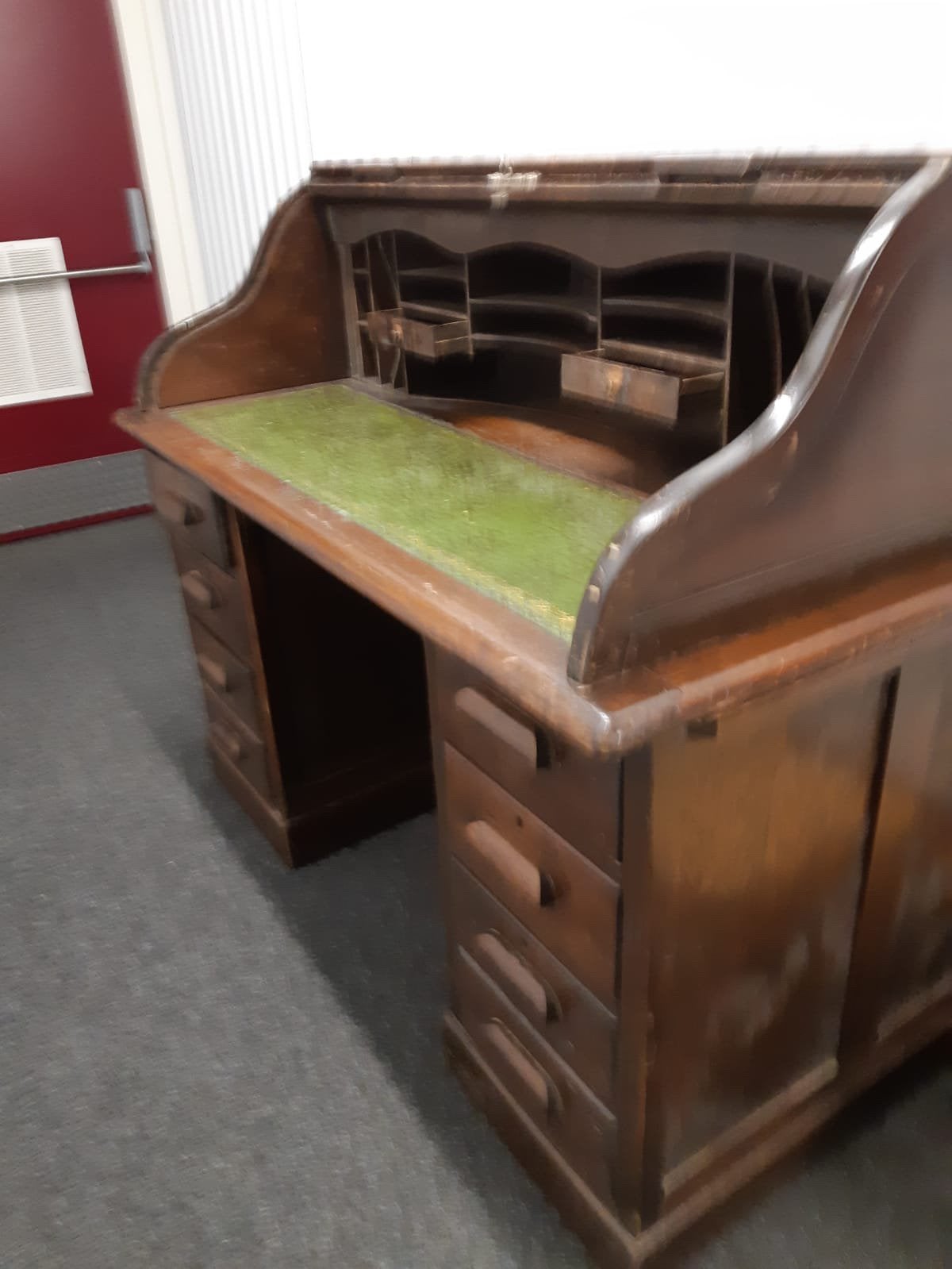 Te koop ouderwets bureau, Ophalen, Gebruikt