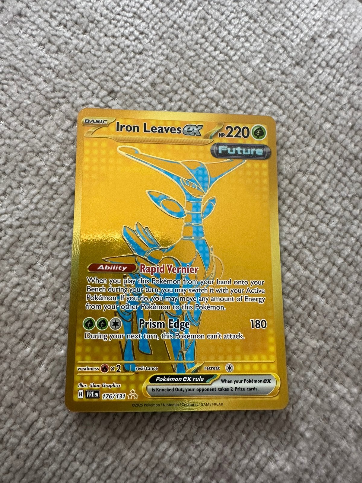 Iron Leaves EX Golden, Ophalen, Zo goed als nieuw