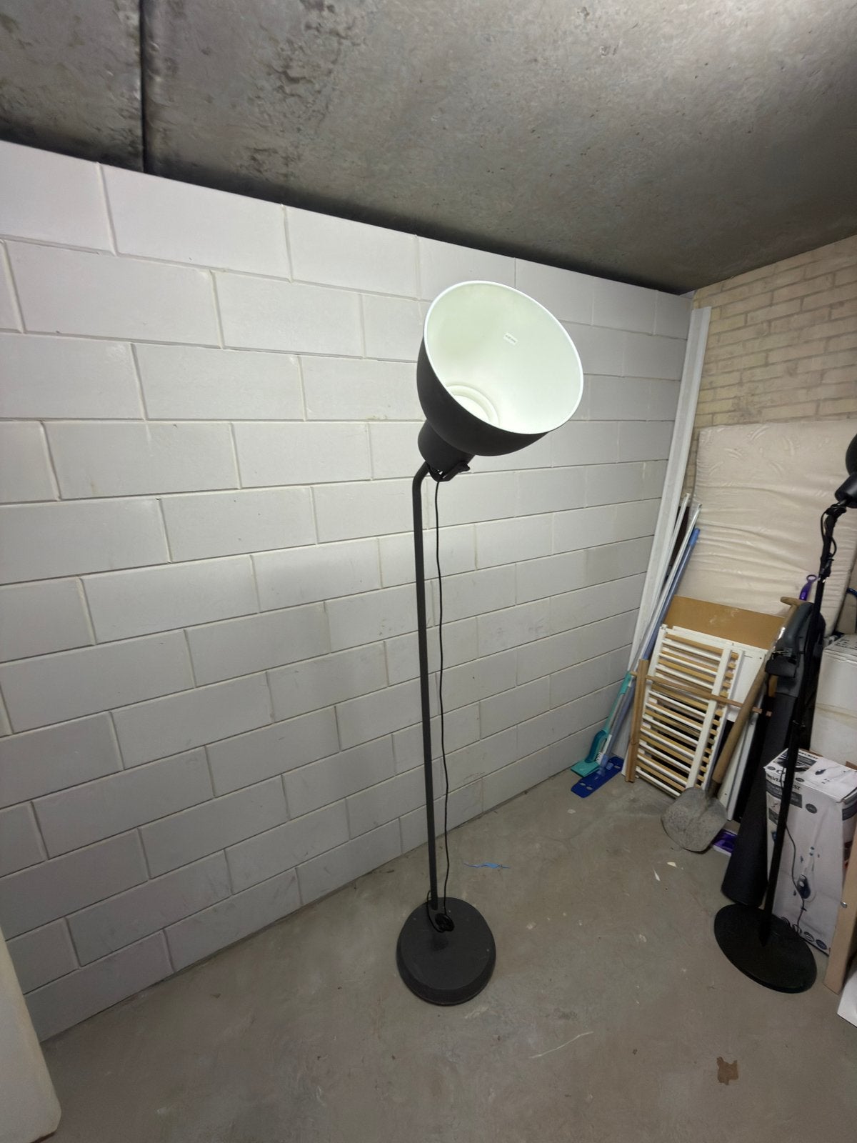 Ikea Hektar staande lamp, Ophalen, Zo goed als nieuw, 150 tot 200 cm