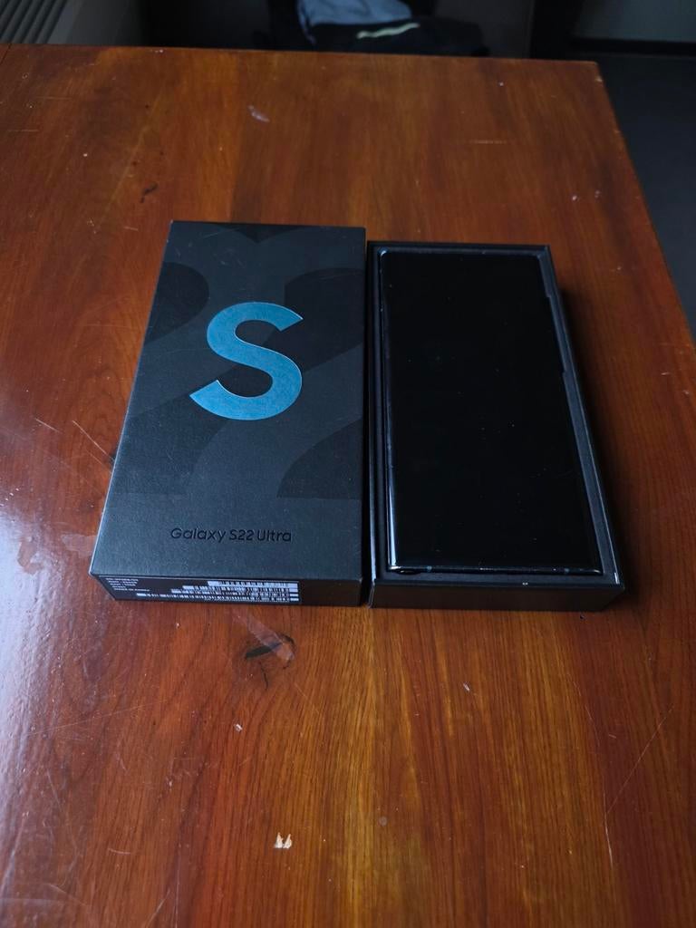 Samsung Galaxy S22 Ultra 256gb zwart phantom black, Telecommunicatie, Mobiele telefoons | Samsung, Ophalen, Zwart, Zo goed als nieuw
