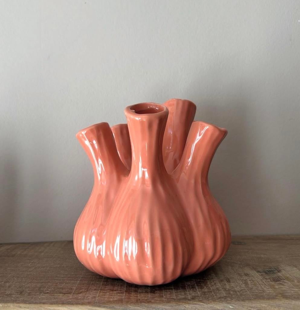 Daan Kromhout vaas, Huis en Inrichting, Woonaccessoires | Vazen, Gebruikt, Overige kleuren, Aardewerk of Porselein, Ophalen of Verzenden