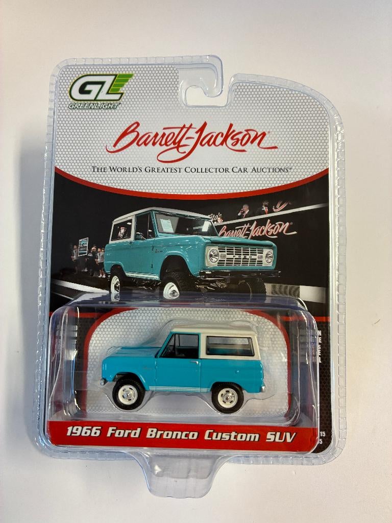 89613: Ford Bronco Custom SUV - 1966 - Greenlight 1:64, Auto, Nieuw, Ophalen of Verzenden, Bachsatztstr. 54 D 72131 Ofterdingen, Germany