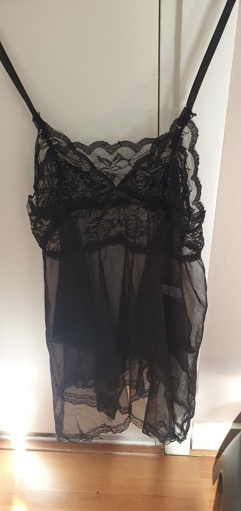 Zwart kanten babydoll nachthemdje, Kleding | Dames, Onbekend, Ophalen, Zwart, Nachtkleding