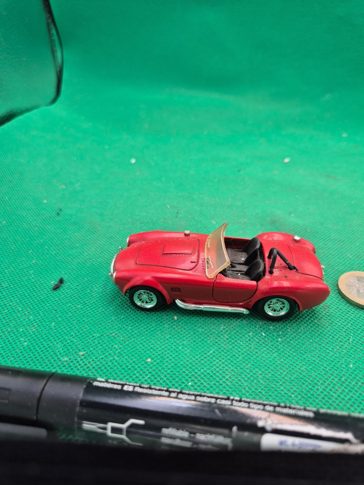 639 AC Cobra 421 1/43 Solido, Hobby en Vrije tijd, Ophalen of Verzenden, Zo goed als nieuw, Auto, Solido