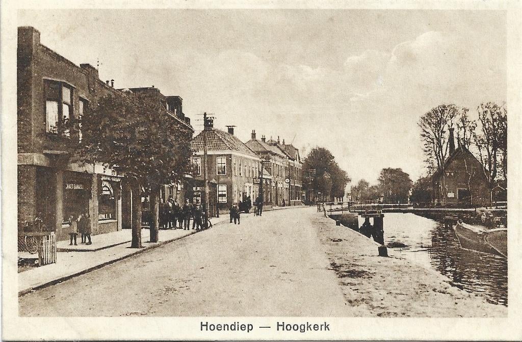 Hoogkerk;  Hoendiep, Verzenden, 1920 tot 1940, Gelopen, Groningen