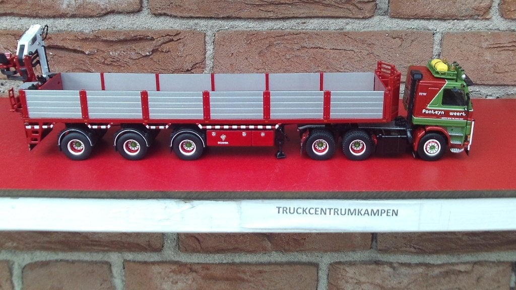 Tekno  Scania  142 M  V8  6 x 2  van  Fonteyn - Weert., Ophalen of Verzenden, Nieuw, Bus of Vrachtwagen, Tekno
