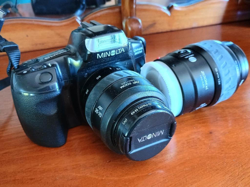 Minolta spiegelreflexcamera in goede staat, Ophalen of Verzenden, Gebruikt