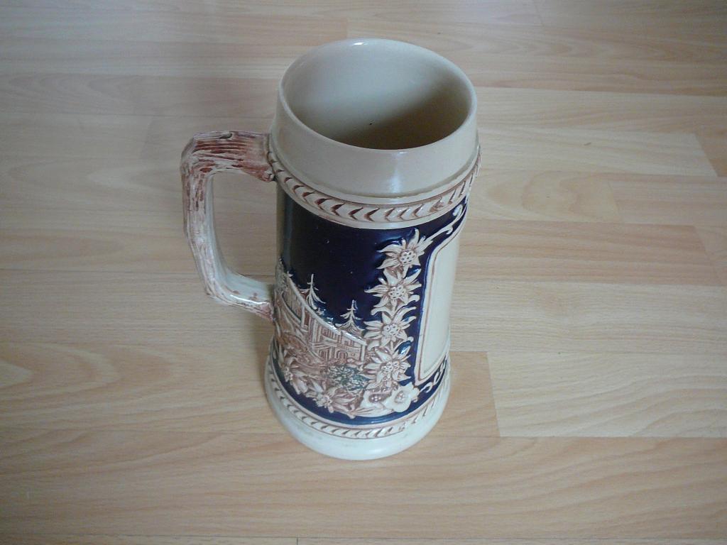 grote aardewerken bierpul (22 cm.hoog), Antiek en Kunst, Ophalen of Verzenden