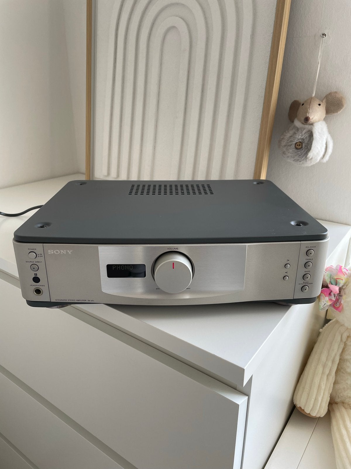 Sony Geïntegreerde Stereo Versterker TA-VF1, Gebruikt, Ophalen of Verzenden, Sony, Minder dan 60 watt