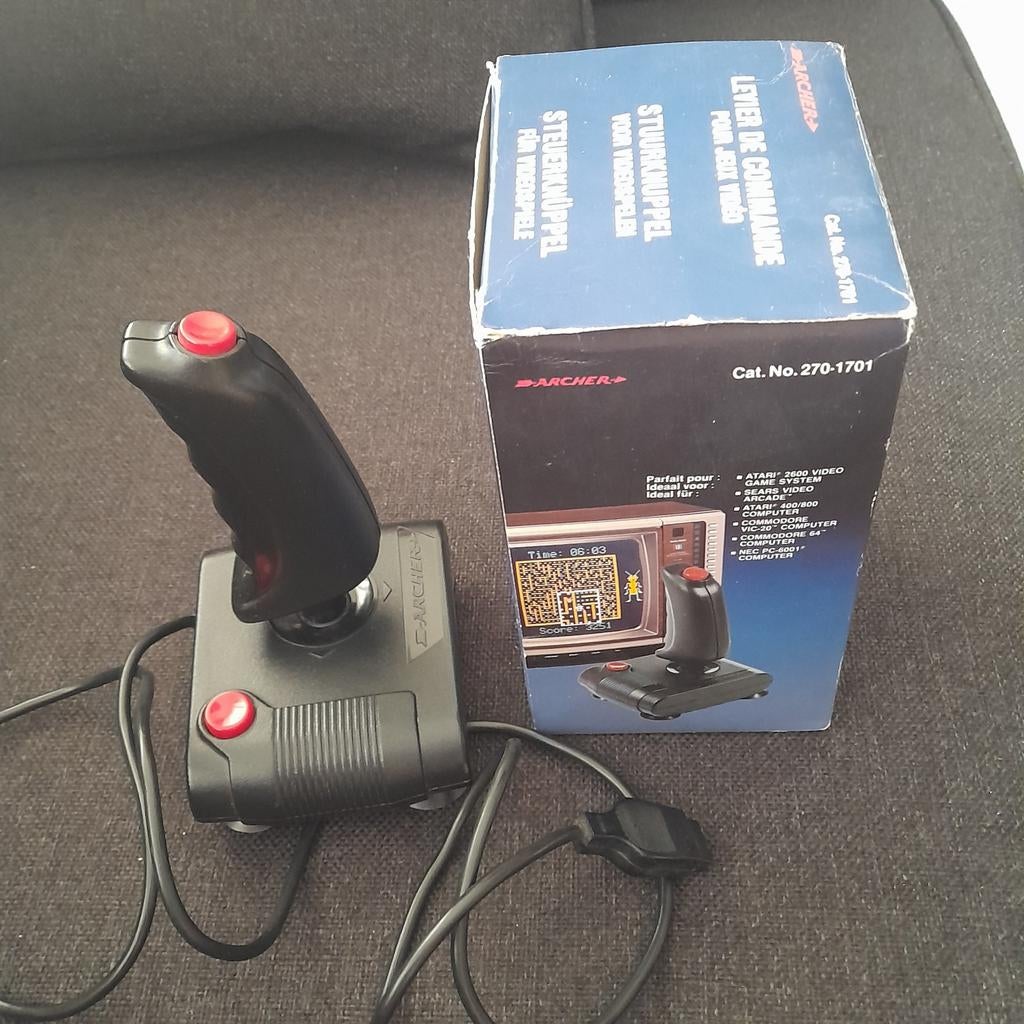Archer Joystick/ stuurknuppel voor Atari/Commodore/nec pc, Computers en Software, Joysticks, Gebruikt, Ophalen of Verzenden