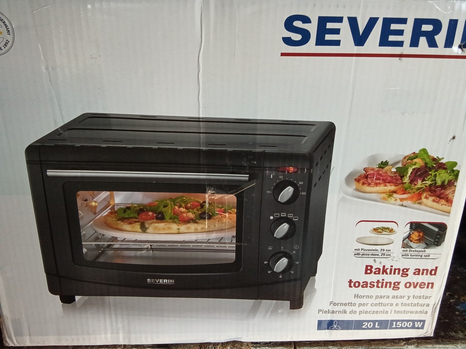 sevarin bakoven, Witgoed en Apparatuur, Ophalen, Nieuw, Minder dan 45 cm