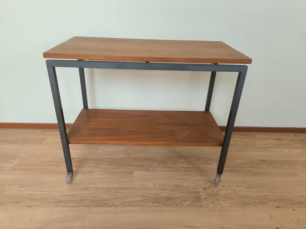 Cees Braakman sidetable / serveertafel jaren 60/70, Ophalen, Gebruikt, 50 tot 100 cm, 25 tot 50 cm