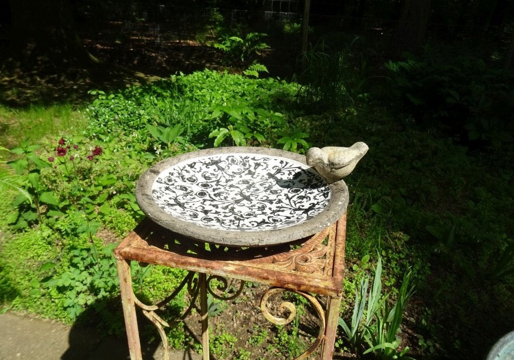 Vogelbad., Tuin en Terras, Ophalen, Gebruikt