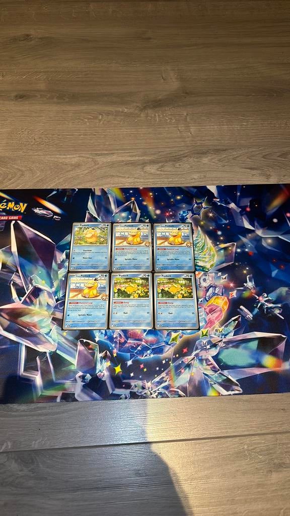 6 Psyduck Pokemon Kaarten, Ophalen of Verzenden, Zo goed als nieuw