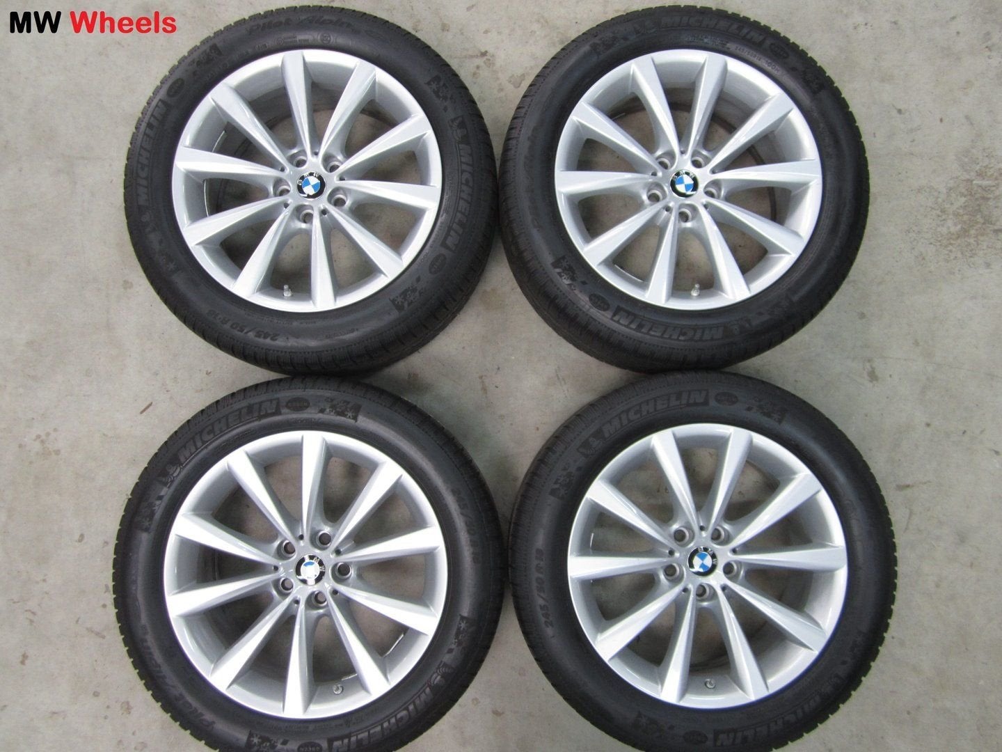 Originele BMW 18 inch velgen 7 serie G11 met winterbanden, 18 inch, -, -, Banden en Velgen