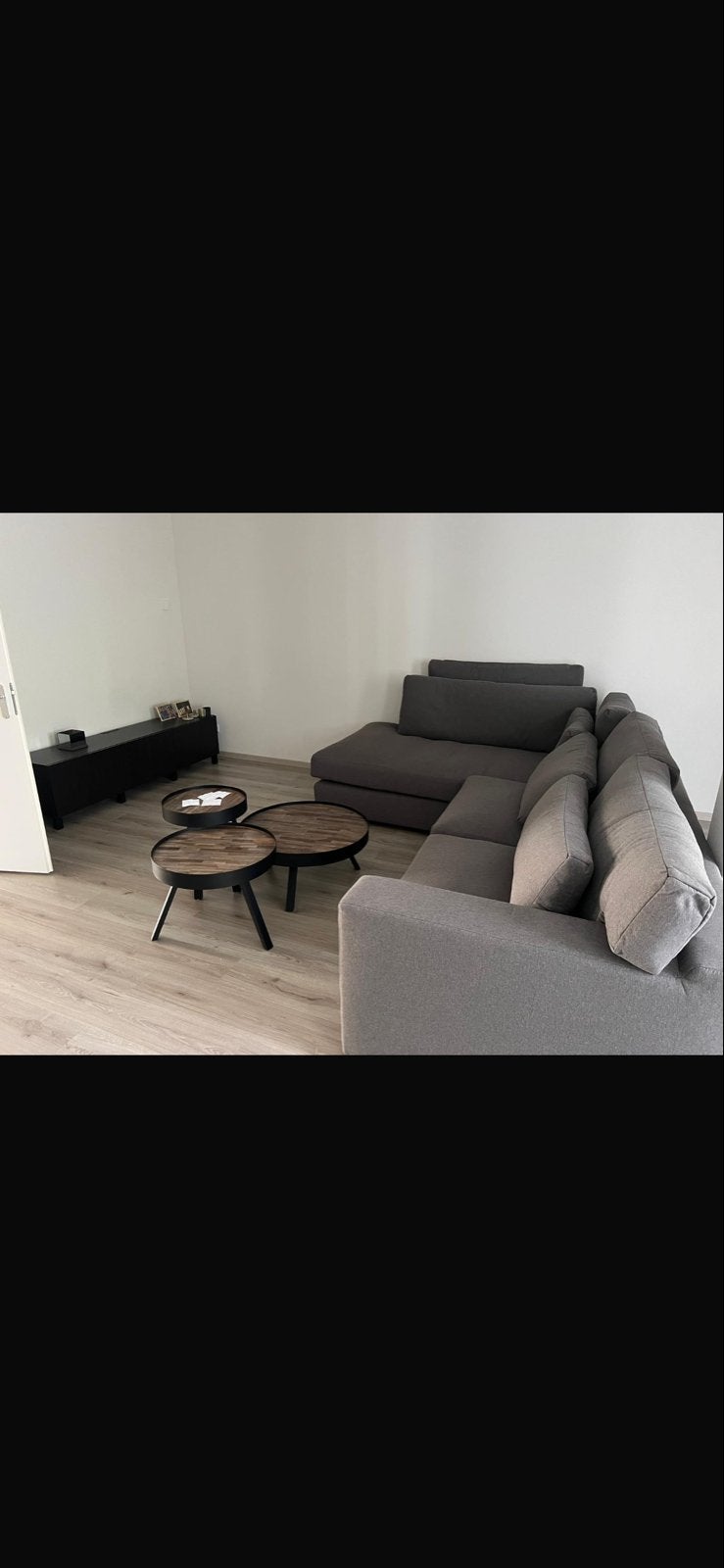 Moderne Hoekbank - Grijs, Comfortabel en Ruim, Ophalen, 250 tot 300 cm, 100 tot 125 cm, Hoekbank